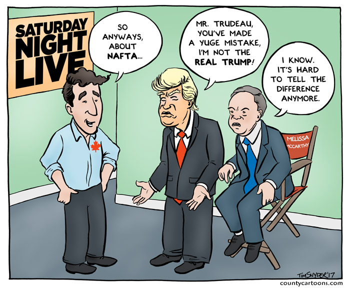 Saturday Night Live - Trudeau Trump